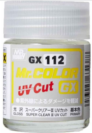 Gunze - Super Clear III UV Cut Gloss GX112 (Verniz brilhante com