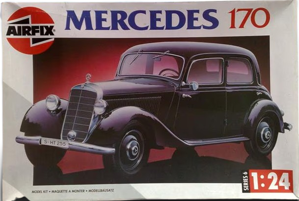 Figurine 3D Peddinghaus Mercedes-Benz Type 170 (années 30) - Échelle 1:72, Résine - NEUVE