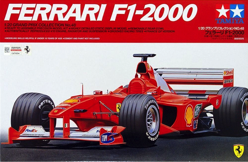 TAMIYA FERRARI F1-2000 1/20 プラモデル TAMIYA - Ferrari F1-2000 - 1/20 - HTC - MODELISMO