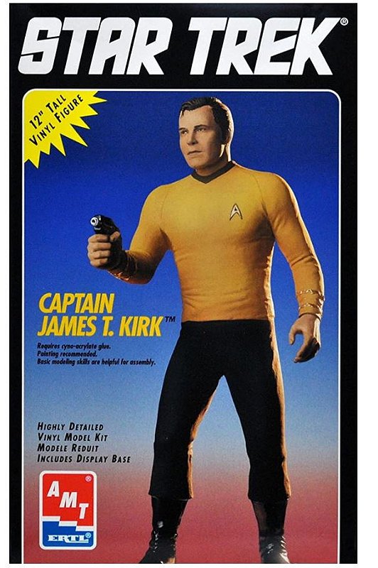 AMT/ERTL - Star Trek Captain James T. Kirk - 1/6 - HTC - MODELISMO