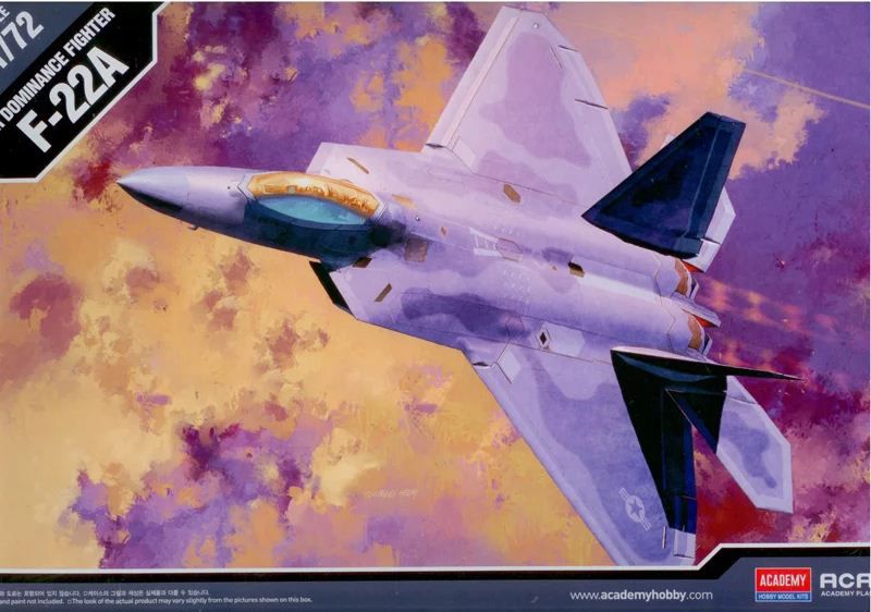 Academy - Air Dominance Fighter F-22A - 1/72 - HTC - MODELISMO