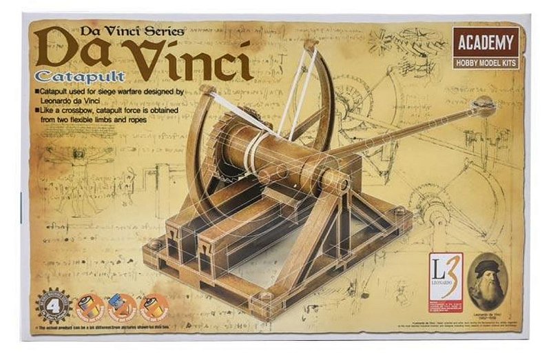 Academy - Da Vinci's Catapult - HTC - MODELISMO