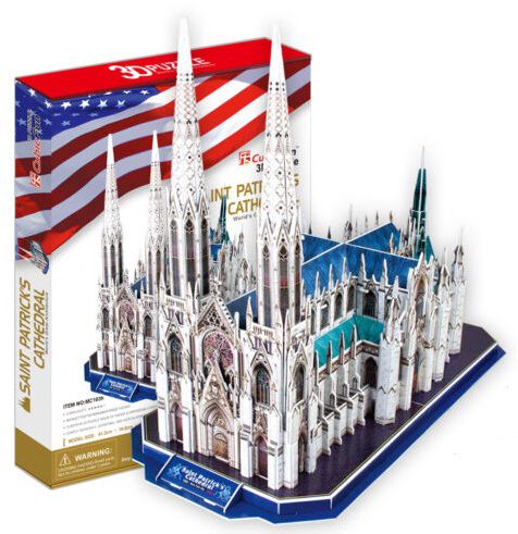 CubicFun - Saint Patrick's Cathedral - Puzzle 3D - HTC - MODELISMO