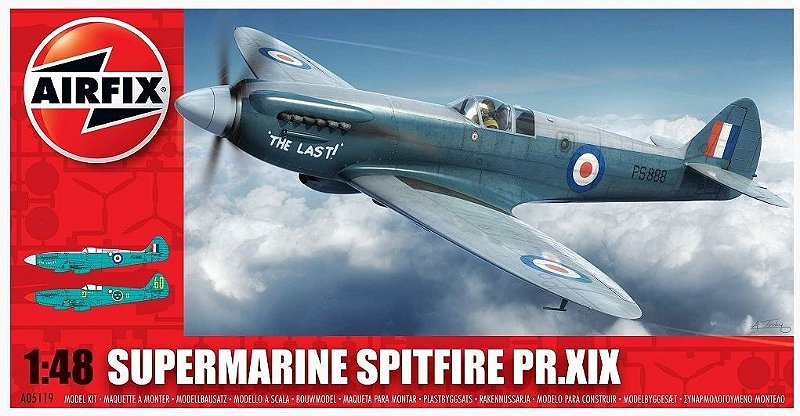 AirFix - Supermarine Spitfire PR.XIX - 1/48 - HTC - MODELISMO