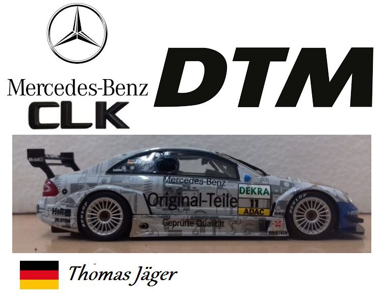 Minichamps - Mercedes-Benz CLK DTM - 1/43 - HTC - MODELISMO