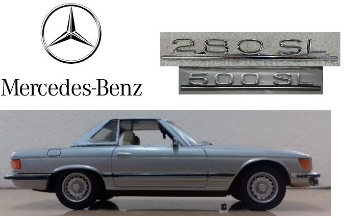 Minichamps - Mercedes-Benz 280SL-500SL - 1/43 - HTC - MODELISMO