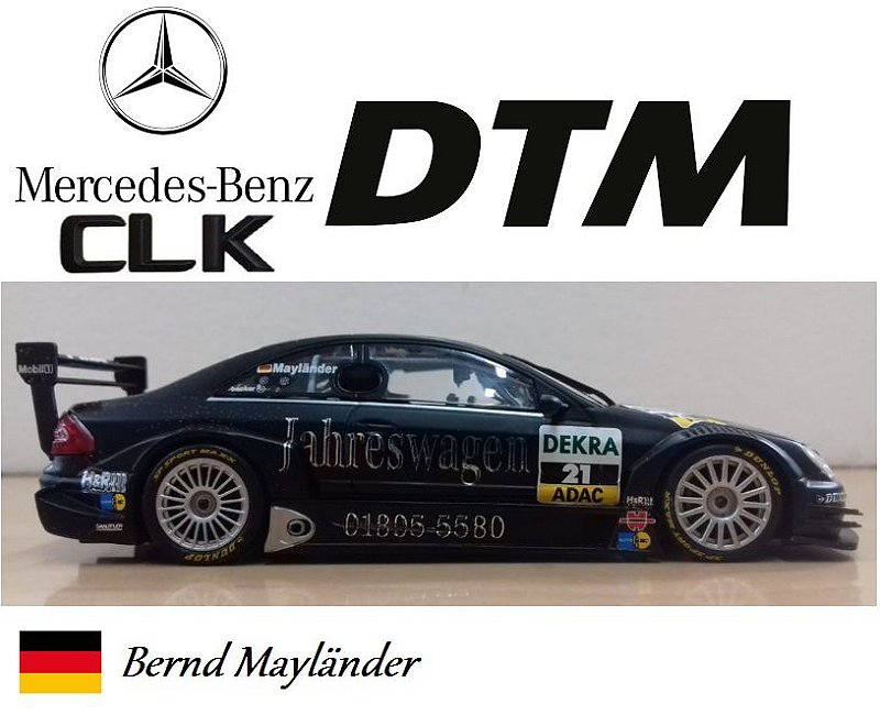 メルセデス　ベンツ　CLK DTM Minichamps - Mercedes-Benz CLK DTM - 1/43 - HTC - MODELISMO