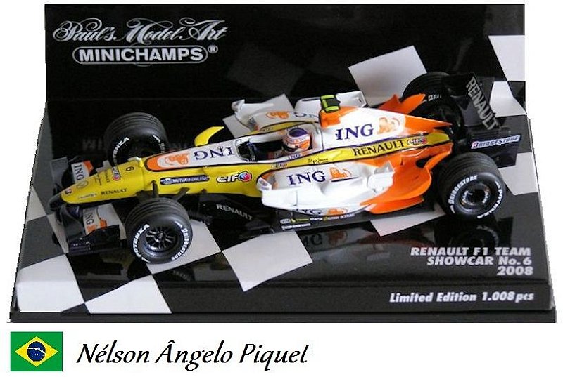 Minichamps - Renault R28 Showcar F1 2008 - 1/43 - HTC - MODELISMO