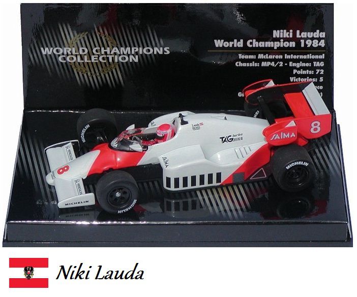 Minichamps - McLaren MP4/2 TAG-Porsche F1 1984 - 1/43 - HTC