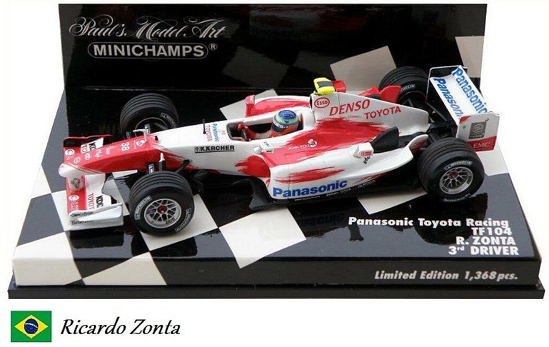 Minichamps - Toyota TF104 F1 2004 - 1/43 - HTC - MODELISMO