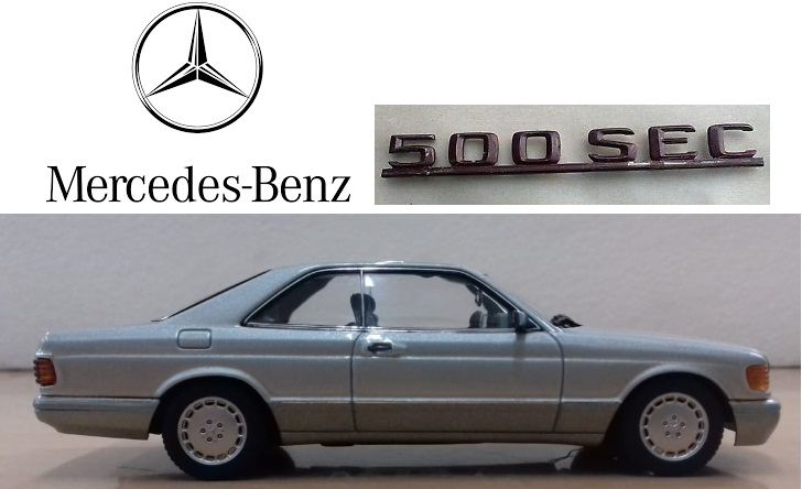 Auto Art - Mercedes-Benz 500 SEC (W126) 2005 - 1/43 - HTC - MODELISMO
