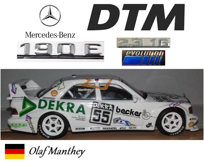 Minichamps - Mercedes-Benz 190 E 2.3-16 Evolution 2 DTM - 1/43 Minichamps - Mercedes-Benz 190 E 2.3-16 Evolution 2 DTM - 1/43