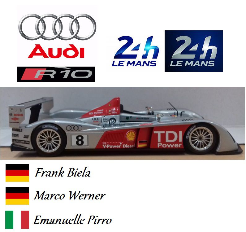 Minichamps - Audi R10 24 horas de Le Mans 2006 - 1/43 - HTC