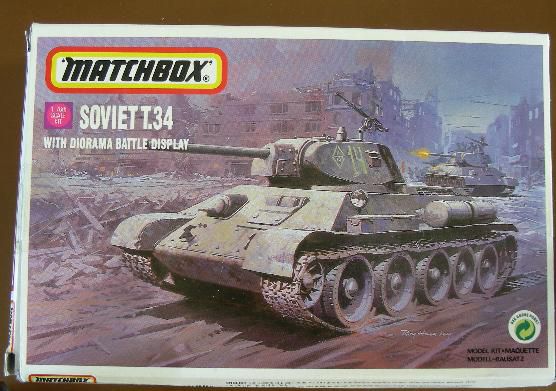 Matchbox T 34 MATCHBOX - T-34 WITH DIORAMA - 1/76 - HTC - MODELISMO