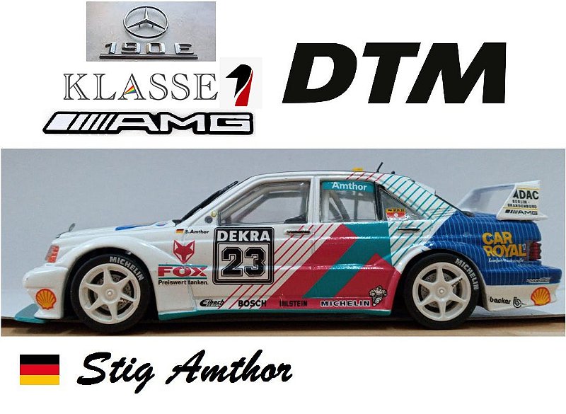 Amazon.co.jp: 1/43 HPI MIRAGE Mercedes-Benz 190E #17 R.Asch