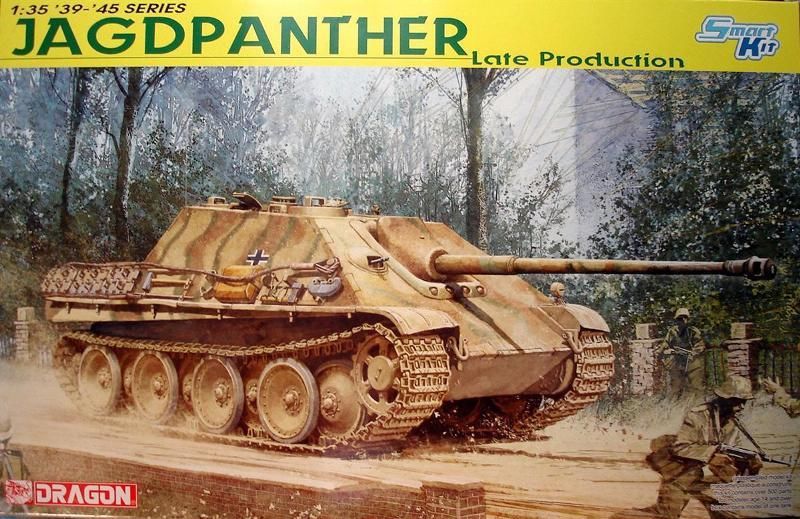【美品】digne jacquard tank Dragon - Jagdpanther (Late Production) - 1/35 - HTC - MODELISMO