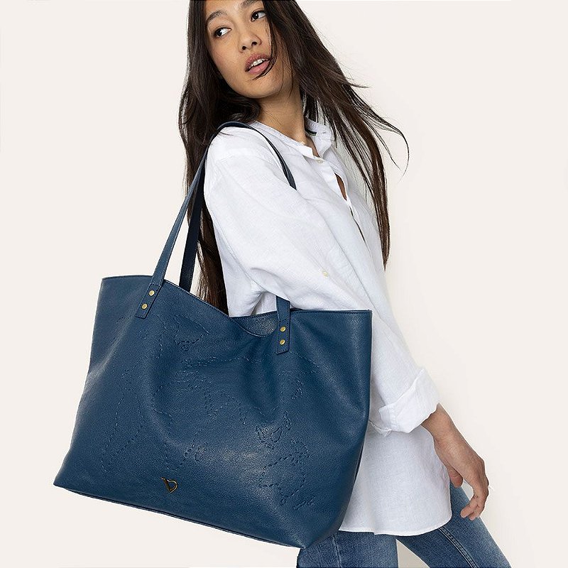 Bolsa América Azul