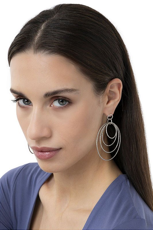 Brinco Argola Concêntrica