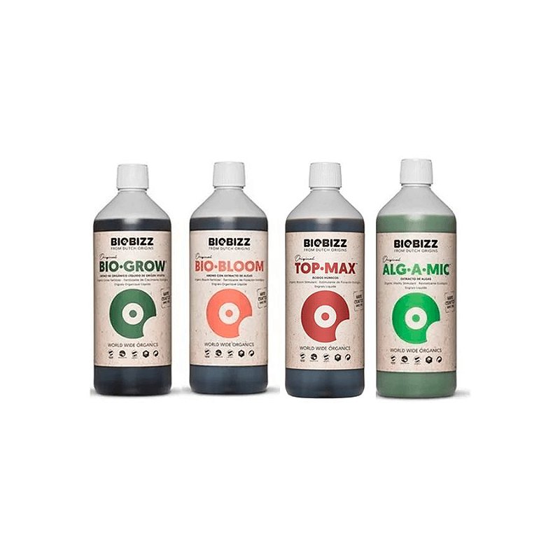 Kit Básico Indoor Completo: BioBizz | GrowFert - GrowFert: Cultivo
