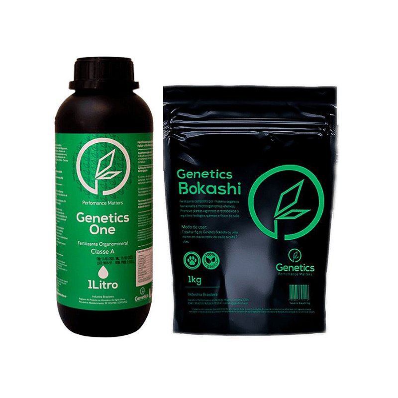 Combo: Genetics One e Genetics Bokashi | GrowFert - GrowFert