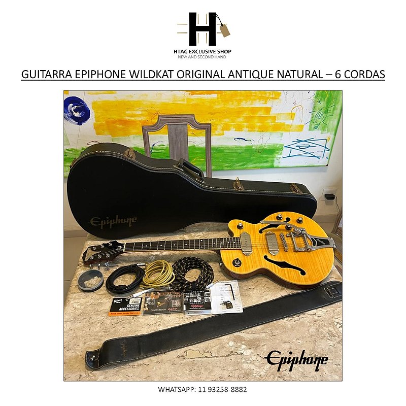 GUITARRA EPIPHONE WILDKAT ORIGINAL ANTIQUE NATURAL – 6 CORDAS