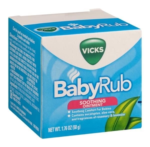 Pomada Baby Rub Para Alivio Dos Sintomas Da Gripe 50g Vick Baby Rub Bebe Da Mamae