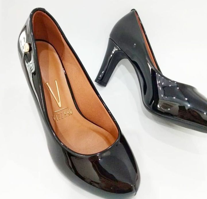 sapato boneca preto verniz