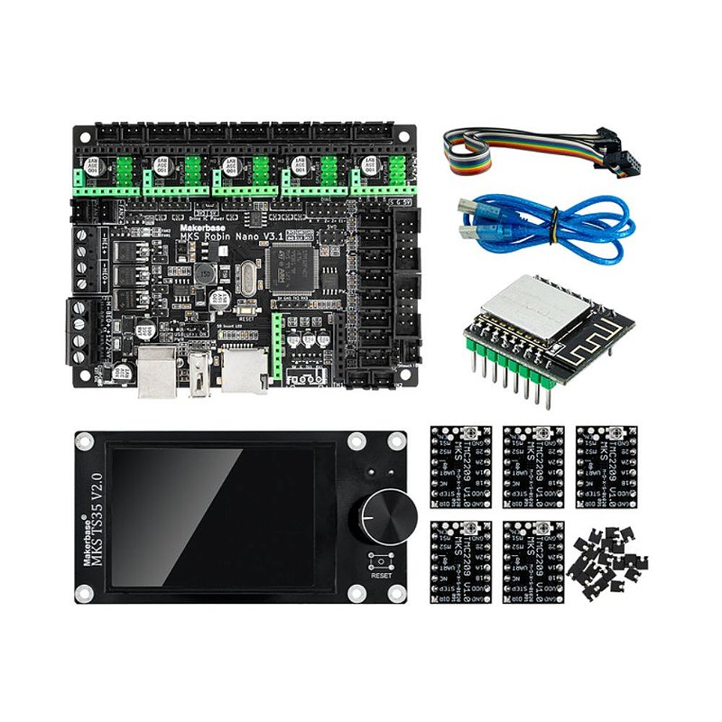 Makerbase mks robin nano v3 1 ts35 3d house tudo para sua