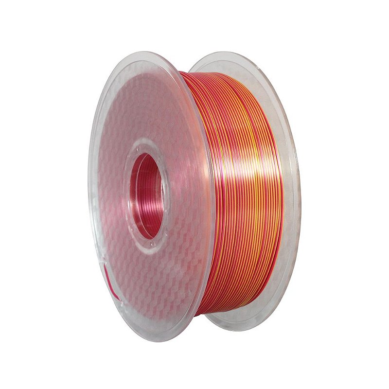Filamento PLA Ultra Silk Bicolor Vermelho e Ouro | 1,75mm | 1Kg | 3D ...