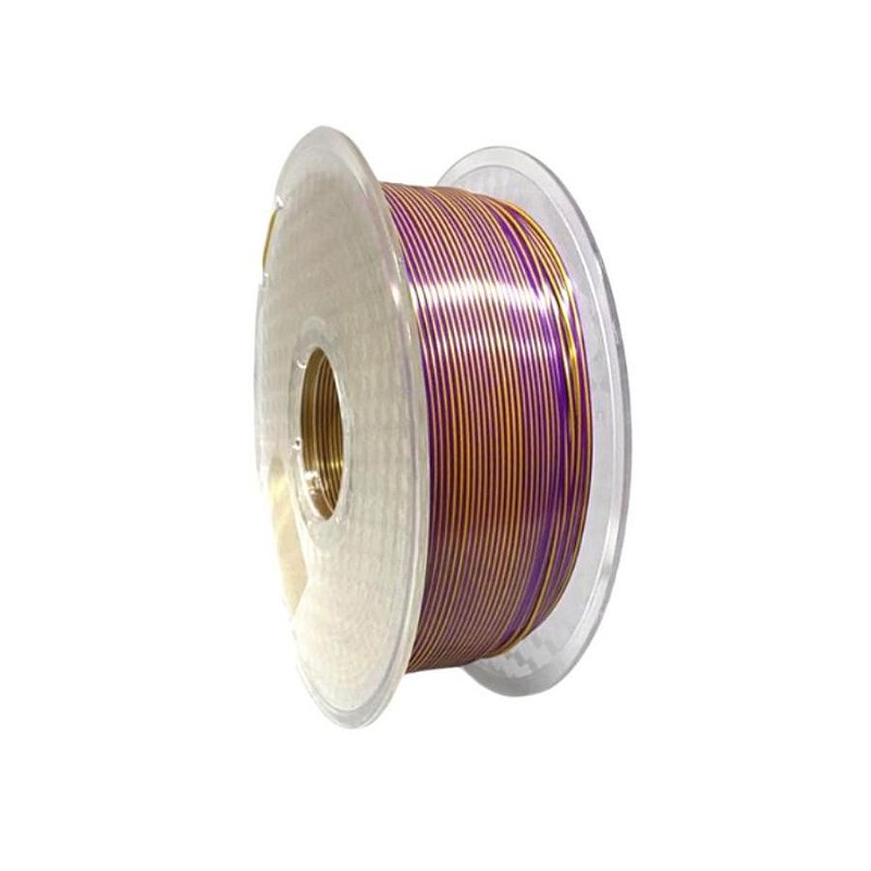 Filamento PLA Ultra Silk Bicolor Ouro e Roxo | 1,75mm | 1Kg | 3D LAB ...