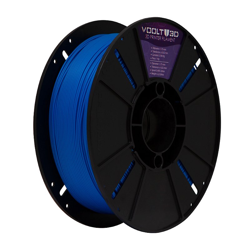 Filamento PLA Azul Velvet High Speed | 1,75mm | 1Kg | Voolt3D - Loja 3D ...