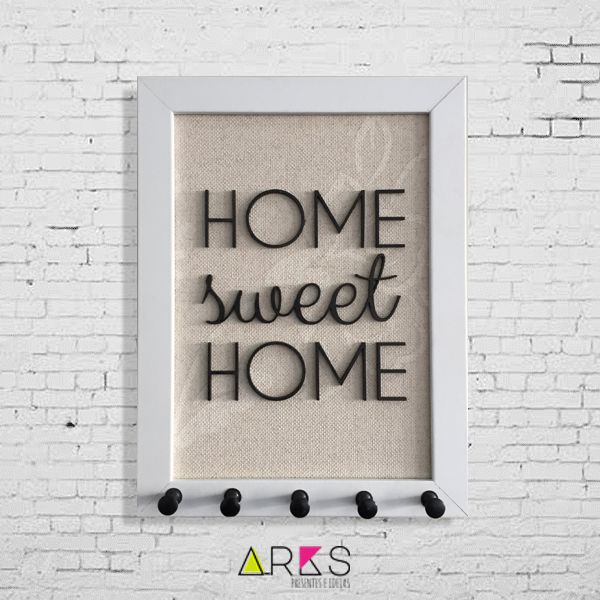 Porta Chaves - Home Sweet Home - Arks - Presentes e Decor