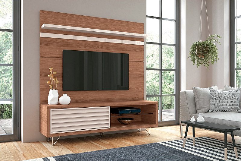 PAINEL VENEZZA - 180 CM DE LARGURA - NATURE / OFF WHITE - Guido