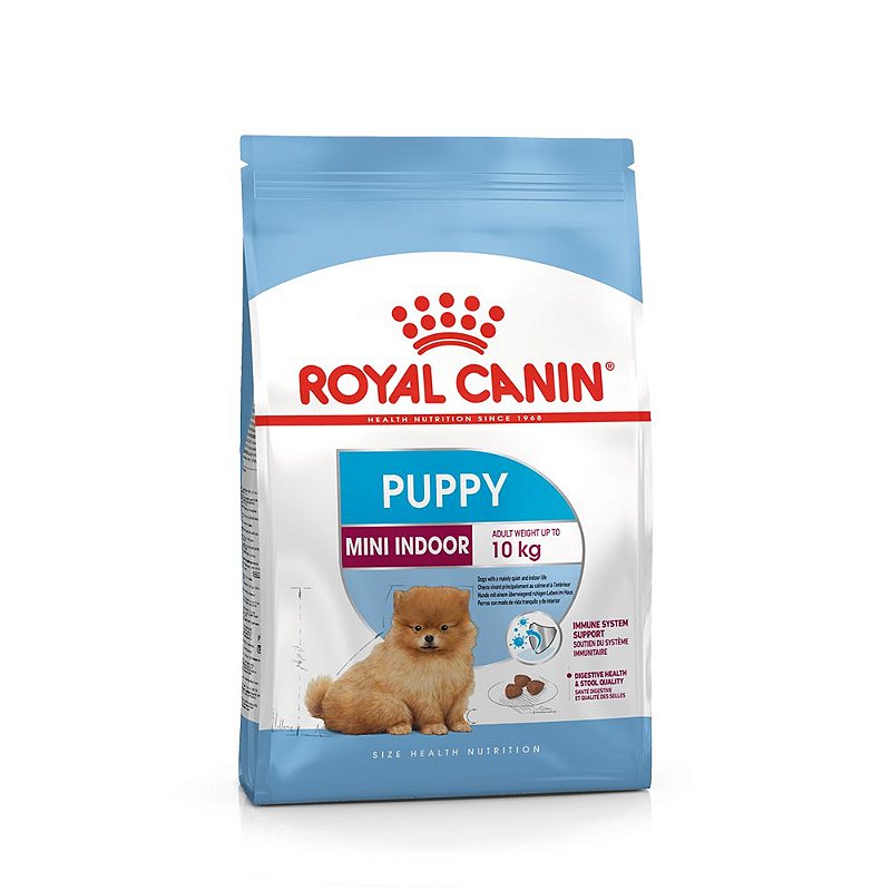 Ração royal canin cães filhotes puppy mini indoor Clearance