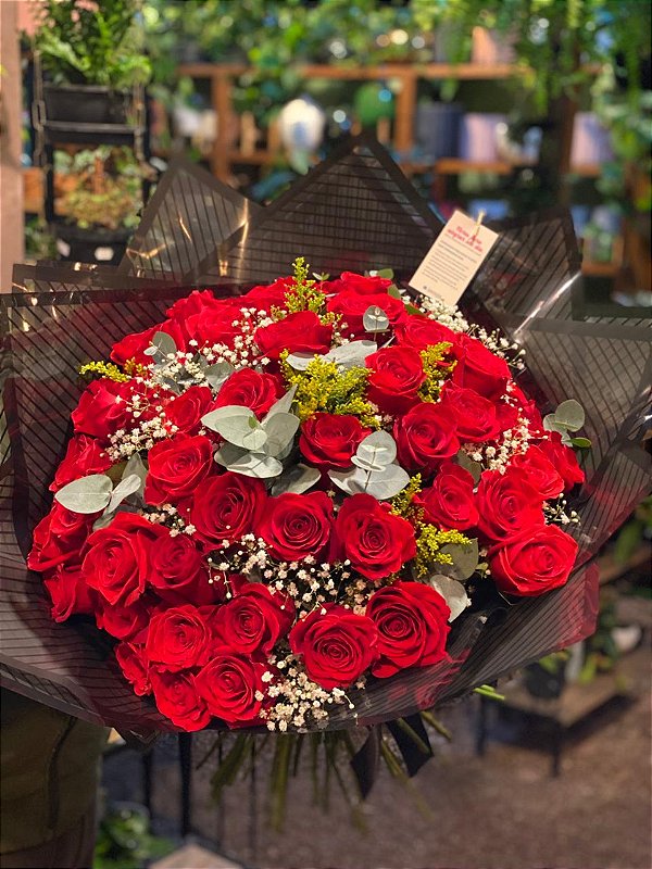 Buquê de 50 Rosas