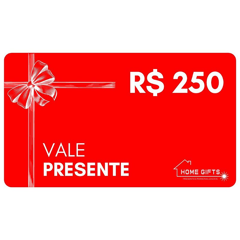 Cartao presente 100 reais