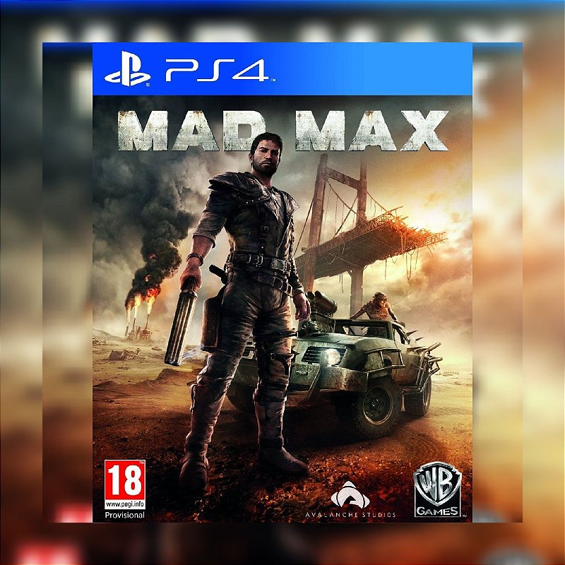 Jogo Mad Max - PS4 - Jogos PS4 Curitiba - Playstation 4 Curitiba - Play 4 -  Loja de Games Curitiba - Brasil Games - Console PS5 - Jogos para PS4 