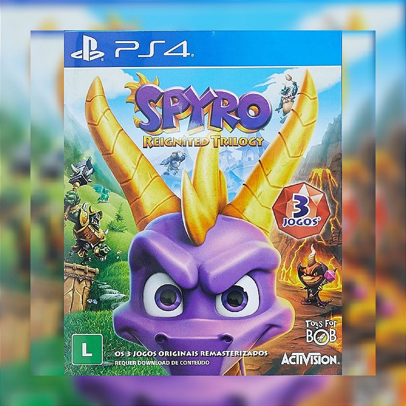 Jogo Spyro Reignited Trilogy - PS4 - Shopping TudoAzul