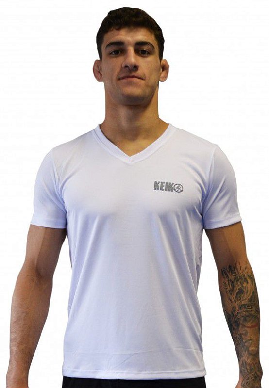 camiseta dry fit gola v