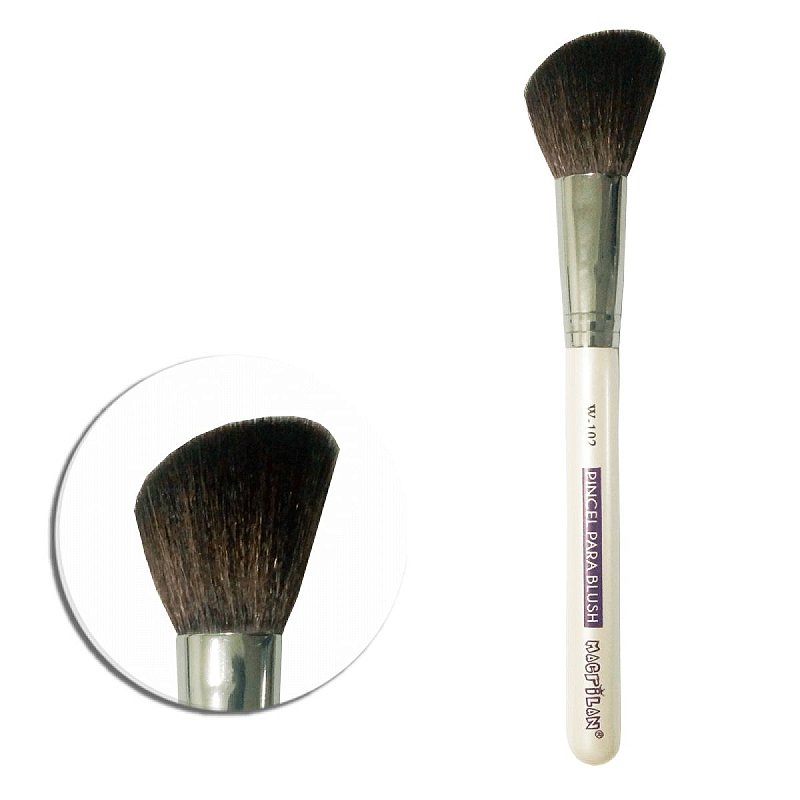 pincel w102 para blush e contorno - macrilan