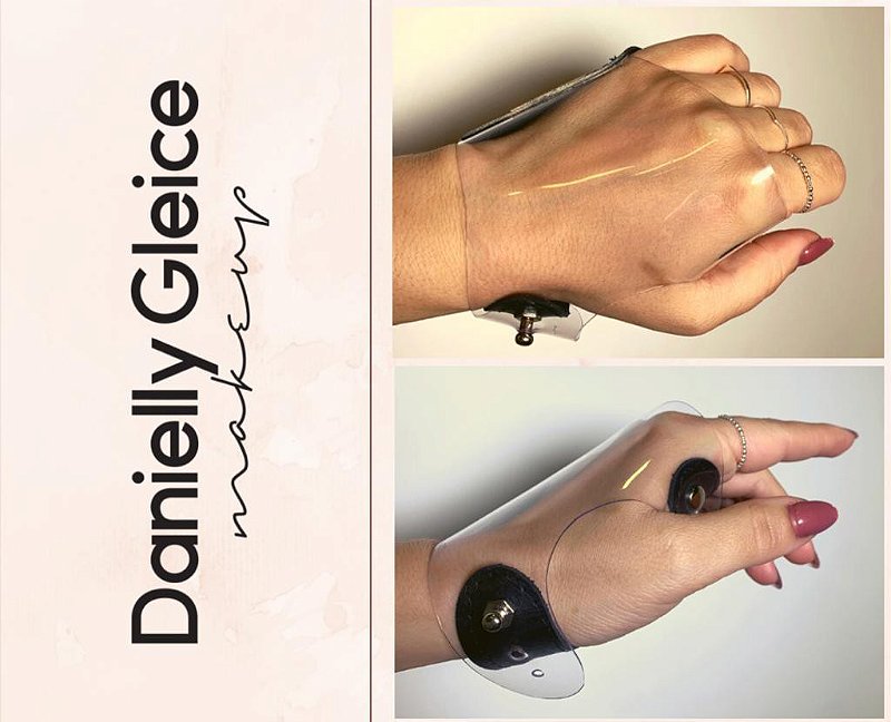 luva para maquiagem - danielly gleice