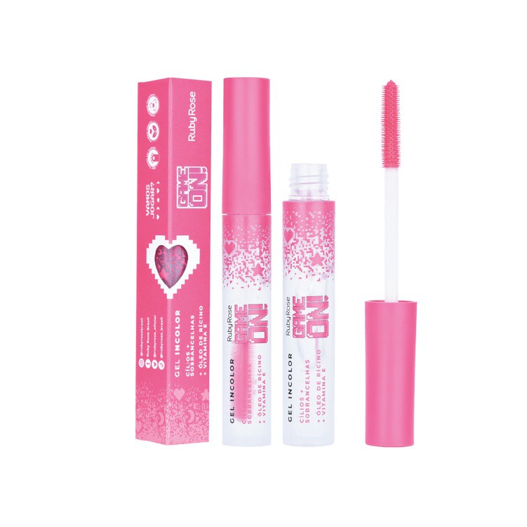 mascara gel incolor cilios e sobrancelha - ruby rose