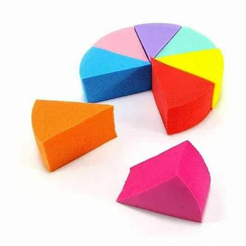 esponja triangulo para maquiagem - ruby anjo