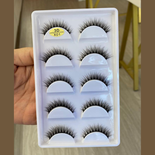 cilios 3d X01 5 pares