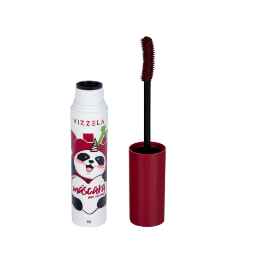 Máscara para Cílios Big No Panda Cherry Bordô Vizzela