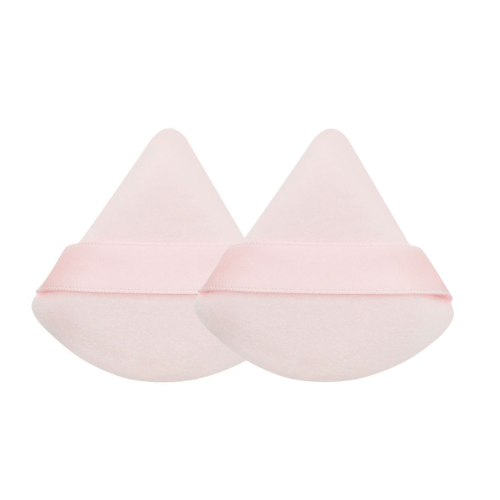 2 esponjas triangulares para pó
