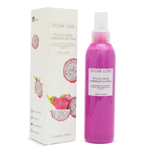 Tônico Glow Love Hidratante de Pitaya Max Love