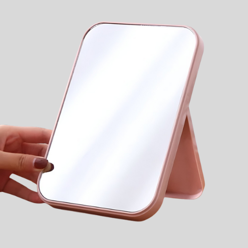 Espelho De Mesa C/ Base Retangular