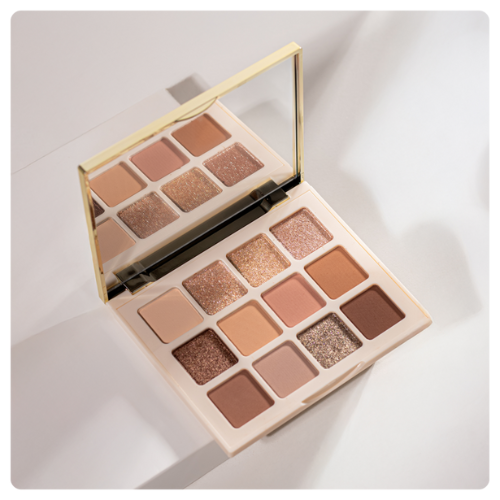 Paleta de Sombra Nude 12 cores Koasis