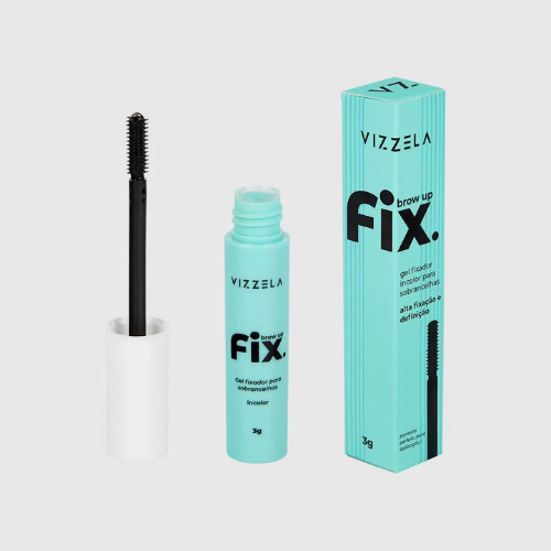 Brow Up Fix Gel Fixador para Sobrancelhas Vizzela
